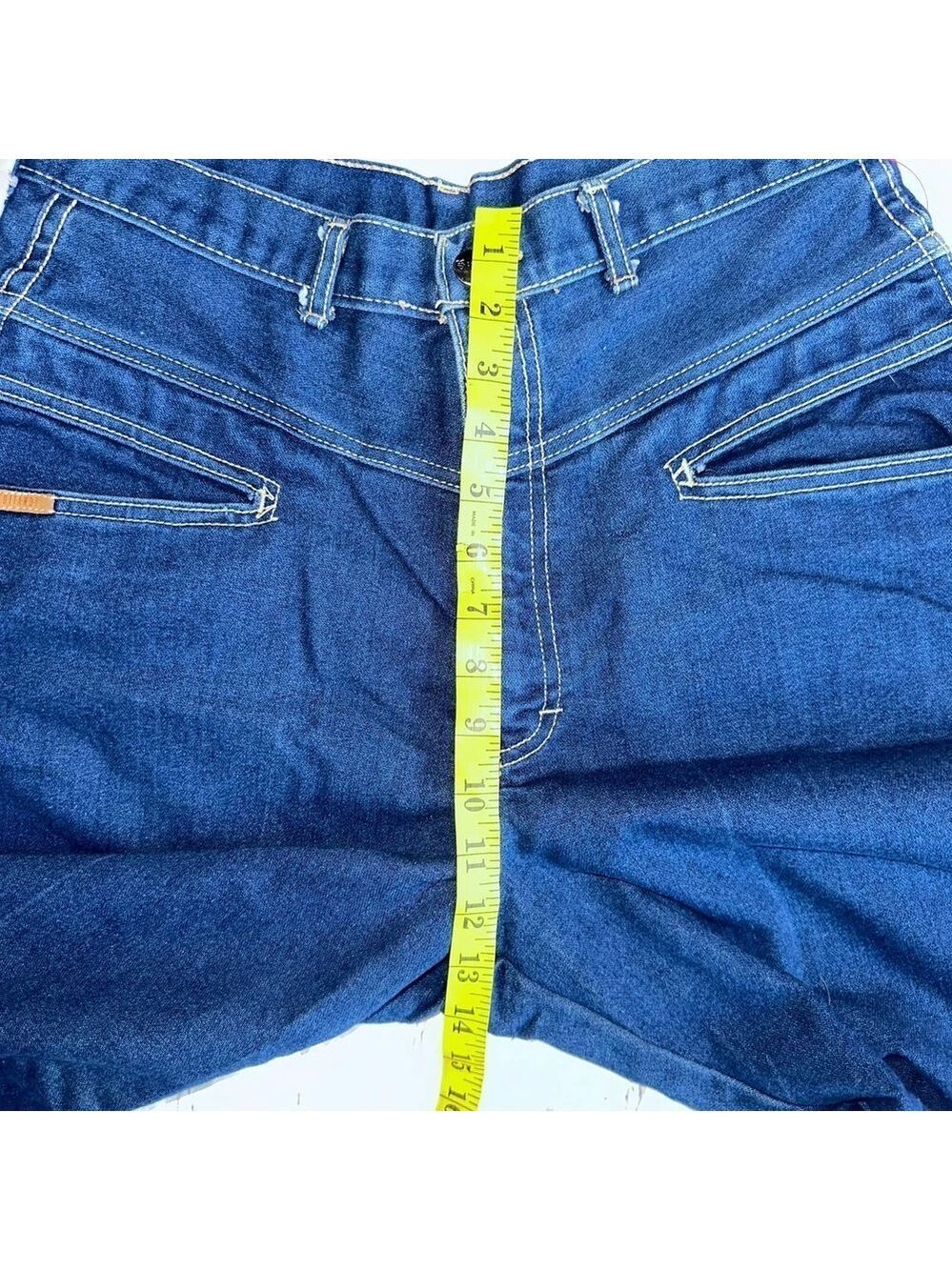 Vintage Women’s Size 32R 1980s Gitano High Waist Tapered Denim Blue Jeans - Picture 10 of 10